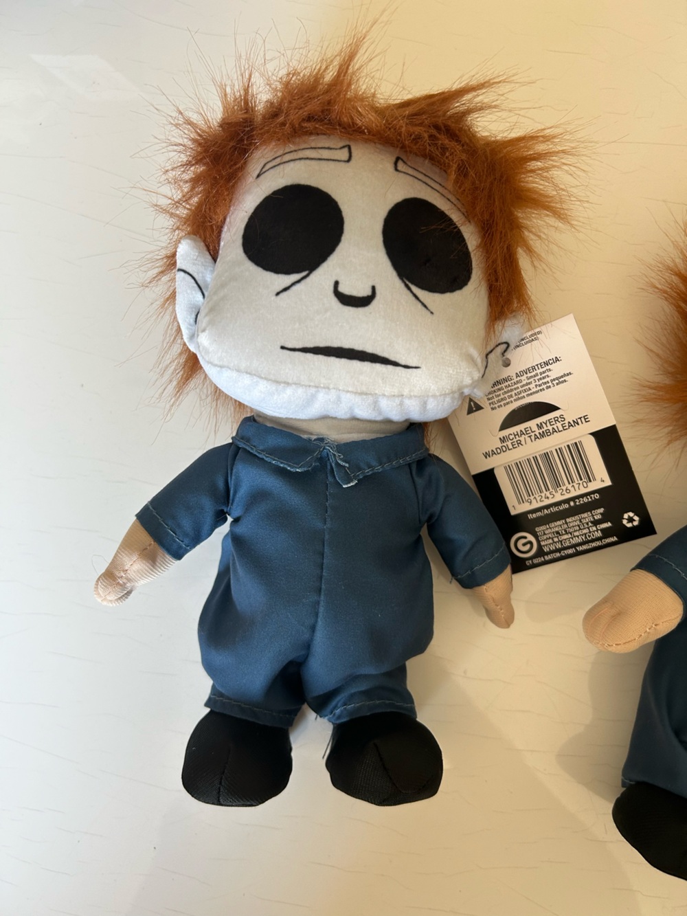 ⭐️ NEW Michael Myers Gemmy Animated Musical Waddler Plush Halloween Collectible